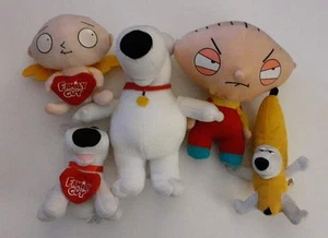 Menge 5 Family Guy Plüsch - Stewie und Brian Griffin - Exzellenter Zustand - Bild 1 von 11