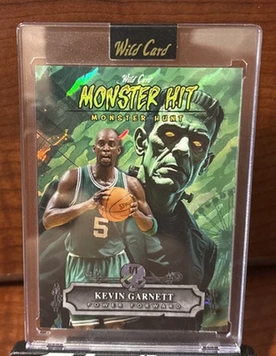 2025 Wild Card HAUNTED HITS Multi-Sport KEVIN GARNETT  Monster Hunt RARE SSP 1/1 - Image 1 of 2