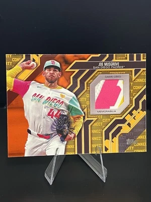 2025 Topps Series 1 - City Connect Swatch Collection Joe Musgrove #CC-JM /25 - Image 1 of 2