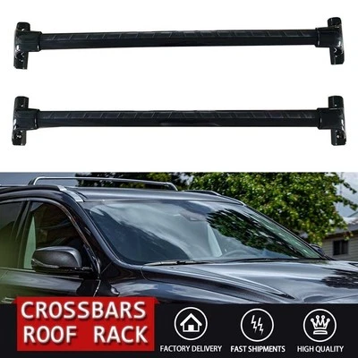 Barras transversales de 2 piezas para barras de techo Infiniti QX60 L51 2022-2025 riel de aluminio  Foto 1 de 4