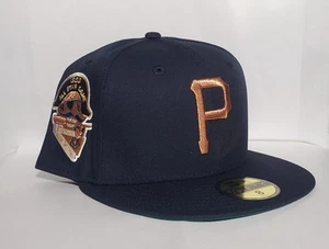 Pittsburgh Pirates New EraFitted 59FiftyHat Navy/Copper Logo 59AllStar SP Size 8 - Picture 1 of 6