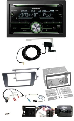 Pioneer CD USB Lenkrad Bluetooth 2DIN DAB Autoradio für Skoda Octavia 04-13 Scou - Bild 1 von 4