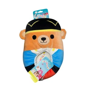 Pantofole Squishmallow Barone lo Schiaccianoci Orso Bambini Taglia 11-12 - Foto 1 di 2