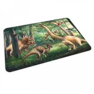 Juego de mesa de vinilo estable dinosaurio niños juego de espacio lavable - Imagen 1 de 3