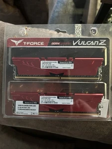 Team T-Force Vulcan Z 8GB DDR4 3200MHz TLZGD48G3200HC16CBK Gaming RAM - Picture 1 of 1