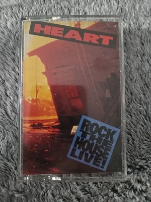 Heart – Rock The House "Live"! 1991 Arena Pop Rock Cassette Tape - Image 1 of 2