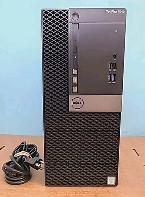 Dell Optiplex 7040, i7-6700,3.40GHz, 8GB RAM, 240GB SATA 6GB 2.5 SSD, WIN 10 PRO - Image 1 of 4