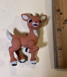Rudolph The Red-Nosed Reindeer figure Rankin-Bass classic Very Nice - Picture 1 of 4