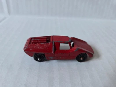 Vintage Tootsietoy Red Fiat Abarth Diecast Metal Toy Made In USA - Image 1 of 4