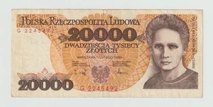 Poland - 20000 Zlotych 1989 VF  P. 152a - Picture 1 of 2