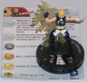 LIGHTNING LAD 203 Superman und die Legion der Superhelden DC HeroClix Schwerkraft - Bild 1 von 1