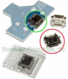 PS4 Controller Ladebuchse, Micro USB Buchse Port, für alle Dualshock Controller - Bild 1 von 1