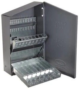 Indice Acciaio Trapano Jobber Punte Porta Organizer Scatola Portaoggetti Vuota. - Foto 1 di 1