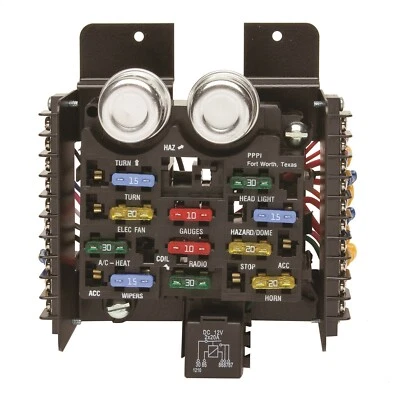 Painless Wiring 30001 Universal Pre-Wired 14 Circuit Fuse Block - Image 1 of 2
