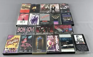 Lot 19 80’s Rock & Roll Cassettes Kiss Billy Squire Pink Floyd Lynyrd Bon Jovi - Bild 1 von 7