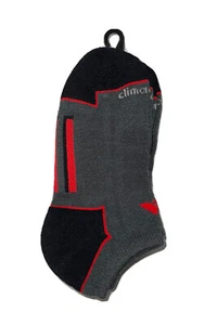 Adidas Boys Youth Performance Climacool 2-Pair Casual Socks Gray Size 3-9 3029 - Picture 1 of 2