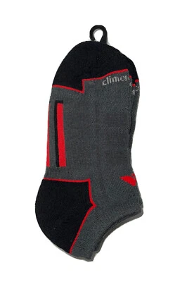 Adidas Boys Youth Performance Climacool 2-Pair Casual Socks Gray Size 3-9 3029 - Image 1 of 2