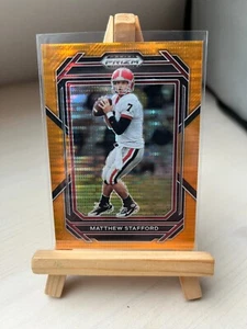 MATTHEW STAFFORD /49 - 2023 Panini Prizm Draft Picks Orange Pulsar - LA RAMS - Bild 1 von 2