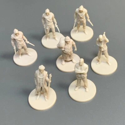 Lot set 7 Heroes Dungeons & Dragon D&D Toys Marvelous Miniatures figure #K3 - Image 1 of 4