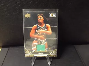 2023 Upper Deck AEW All Elite Wrestling WORN Relic Athena #56 GOLD - Picture 1 of 2