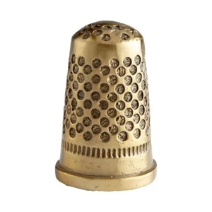 Cyan Design Sewing Thimble Token, Aged Brass - 11234 - Picture 1 of 1
