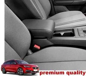 Mittelarmlehne SEAT LEON SPORTSTOURER - Eco-Leder schwarz der Länge verstellbar - Afbeelding 1 van 6