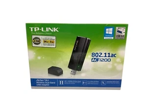 TP-LINK Archer T4U AC1200 1200 Mbps Dual Band Wireless USB 3.0 WiFi Adapter - Picture 1 of 4