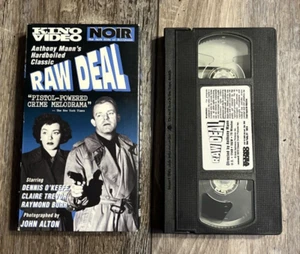 ANTHONY MANN'S RAW DEAL FILM NOIR THE DARK SIDE OF HOLLYWOOD VHS - Picture 1 of 3