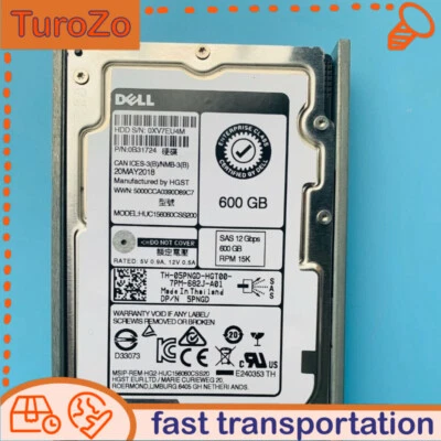 DELL 600GB 5PNGD 15K SAS 2.5" 12Gb/s PowerEdge R330 R430 R530 R630 R730 R930 - Image 1 of 3