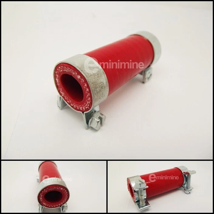 Clásico Mini Rojo Silicona Bypass Manguera y Clips Rover Austin 998 Cooper 1275 s Foto 1 de 1