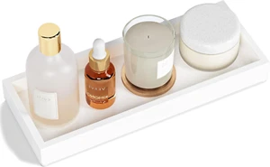 Bathroom Decorative Vanity Tray for Perfume Candle Trinket Accessories, 11.2"X 4 - Picture 1 of 7