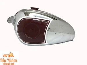 BSA B31B33 ÉMBOLO MODELO GRANATE PINTADO CROMO TANQUE DE GASOLINA | Apto para  - Imagen 1 de 5