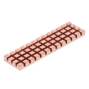 Pure Copper Heatsink Cooler Heat Sink Adhesive for M.2 NGFF 2280 PCI-E NVME SSD - Picture 1 of 16