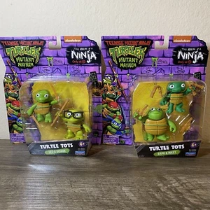 Teenage Mutant Ninja Turtles Turtle Tots Raph Mikey Leo Donnie TMNT 2er Pack 2023 - Bild 1 von 7