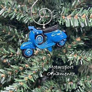 Vespa Rally 90 Sport 66 Scooter Moped Custom Christmas Ornament - Picture 1 of 2