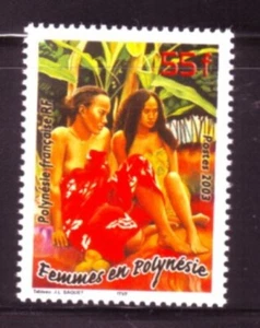 FRENCH POLYNESIA Sc 843 NH ISSUE OF 2002 - COSTUMES - Picture 1 of 1