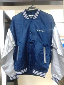 Honda CIVIC Stadionpullover super seltener Artikel nicht zu verkaufen blau Logo L Größe - Bild 1 von 7