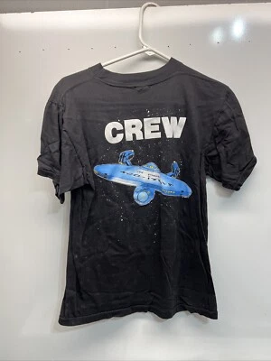 RARE Vintage 80`s STAR TREK V: The Final Frontier CREW T Shirt 1989 Movie SIZE M - image 1 of 4