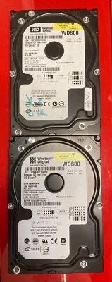 Lot 2 Western Digital WD800JB-00JJA0 Caviar SE WD800 80GB 7200RPM IDE Hard Drive - Image 1 of 2