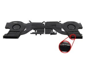LAPTOP DELL ALIENWARE X14 R1 CZARNY CHŁODZĄCY ZESTAW WENTYLATORA RADIATORA NR5P3 *USZKODZENIE* - Zdjęcie 1 z 2