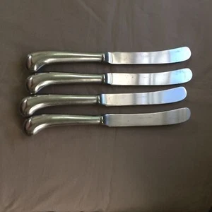 EKCO Vintage Couteaux de Dîner Eterna Poignée Pistolet Made in Japan Lot de 4 - Photo 1/5