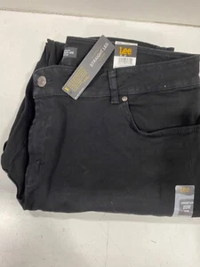 LEE Women's Stretch Relaxed Fit Straight Leg Mid Rise Jeans Size 20W Long - Picture 1 of 1