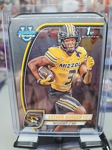 2024 Bowman Chrome University Luther Burden III Refractor #123 - Picture 1 of 2