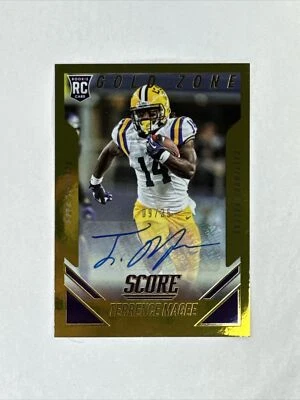 2015 Score No 393 RC AUTO Gold Zone Terrence Magee /35 Undrafted - Image 1 of 2