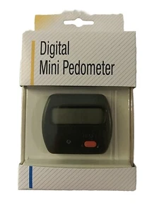 DIGITAL MINI PEDOMETER LARGE DIGIT Sports Walking Running Step Counter Meter - Picture 1 of 3