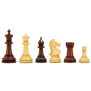 Madrid Series Rosewood Luxury Chess Pieces 4 Inches - Picture 1 of 8