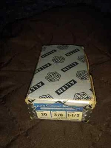 ALLEN TRU ROUND METAL DOWEL PINS 3/8" x 1-1/2" (3/8 x 1.5) Quantity: Box of 20 - Picture 1 of 3
