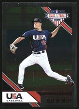 2020 USA Baseball Stars and Stripes Longevity Ruby #78 Reid Detmers /249