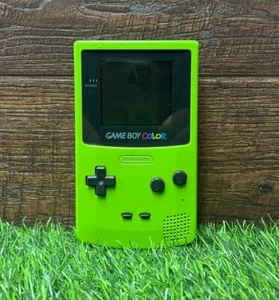 Nintendo Game Boy Color GBC Kiwi Lime Green Handheld-Konsole CGB-001 getestet - Bild 1 von 10
