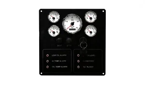 Generator Engine Control Diesel Generator Engine Panel with 6 Warning lights - Bild 1 von 2